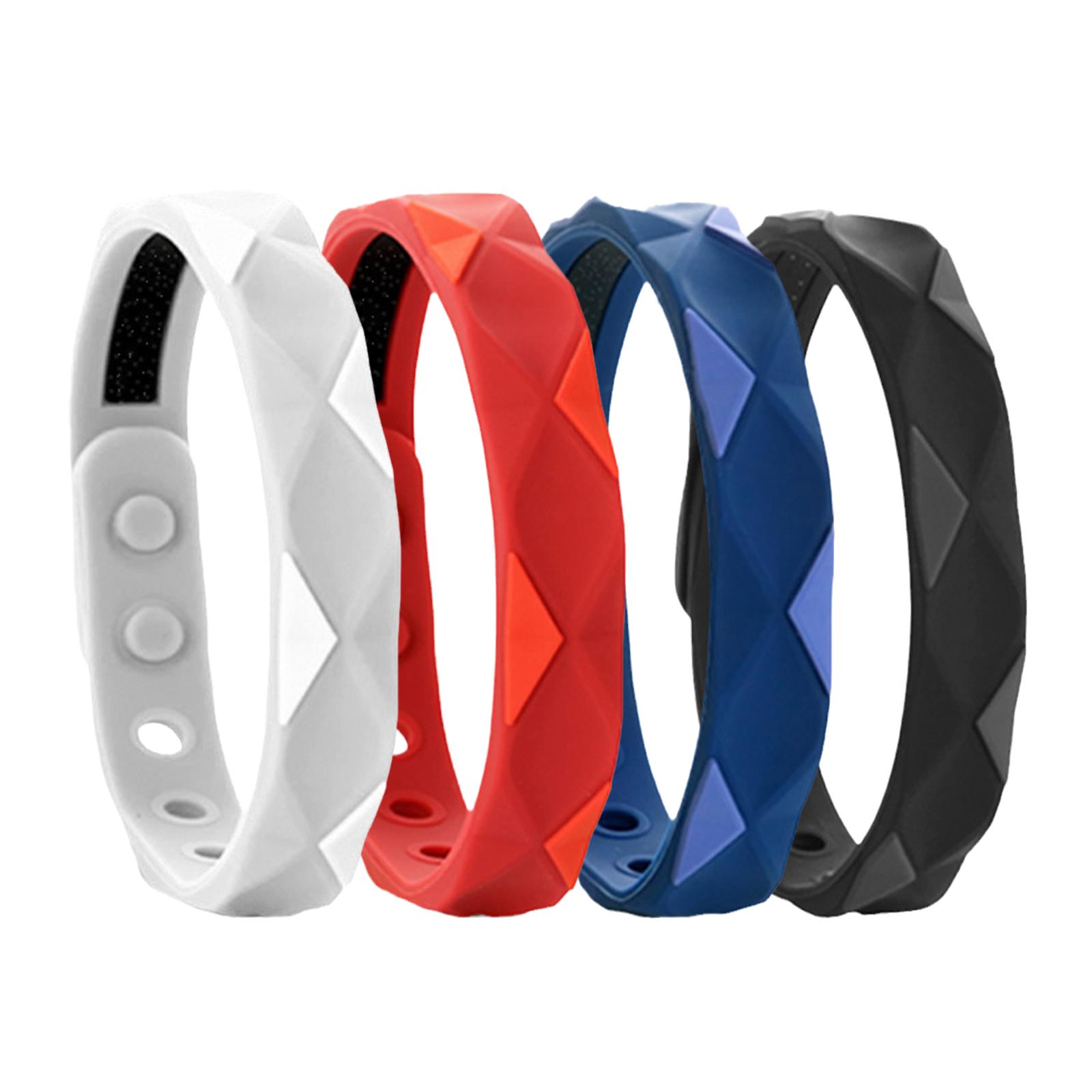 Coordinates Bracelet - マイナスイオン帯電防止スポーツブレスレット遠赤外線ブレスレット磁気イオンリストバンドシリコンバランスマイナスリストバンド