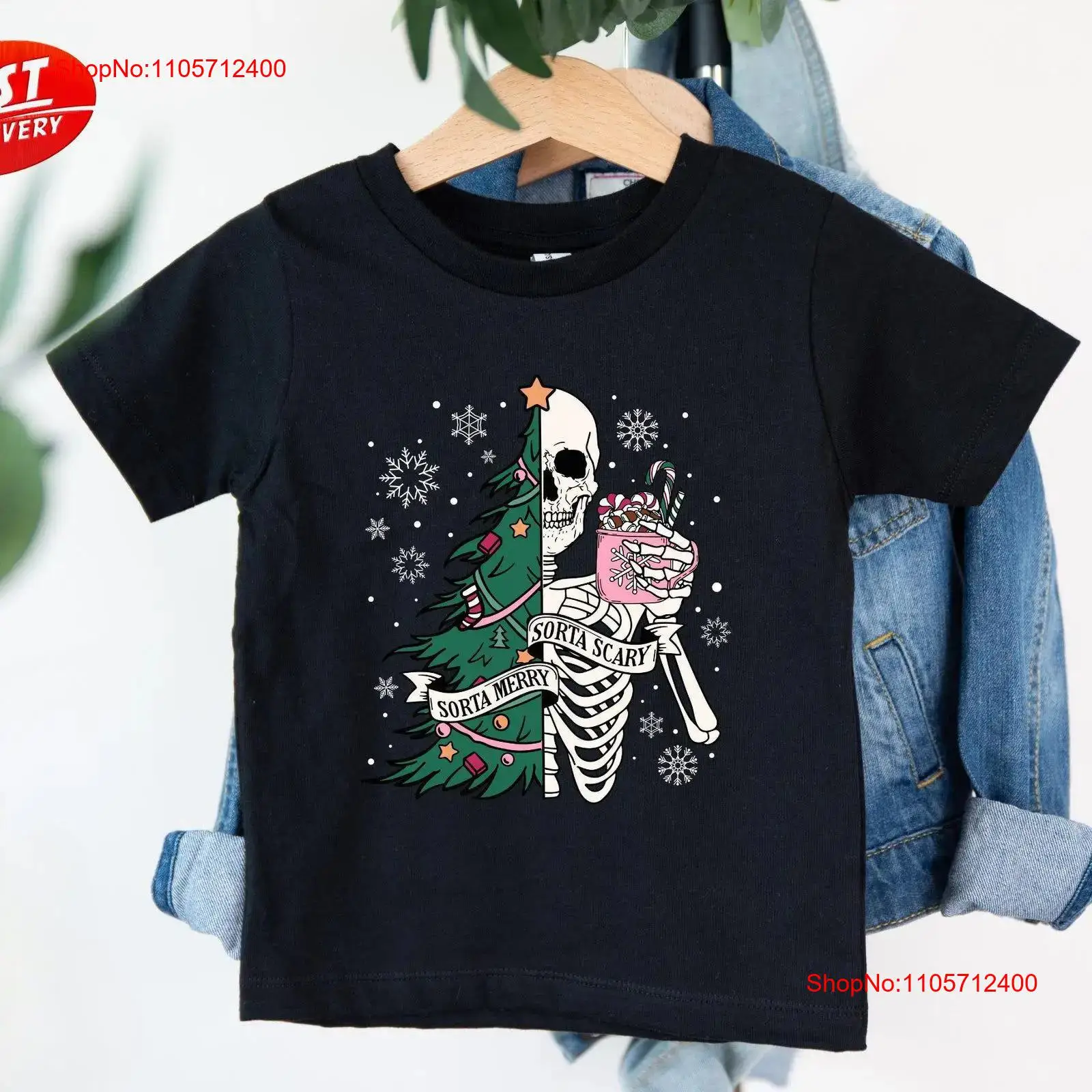 Family Tree Print - ソルタ・メリースケアリーTシャツ 面白いクリスマスツリー 不気味な季節 ファミリースケルトン パパのヴィンテージウォッシュグラフィック 快適