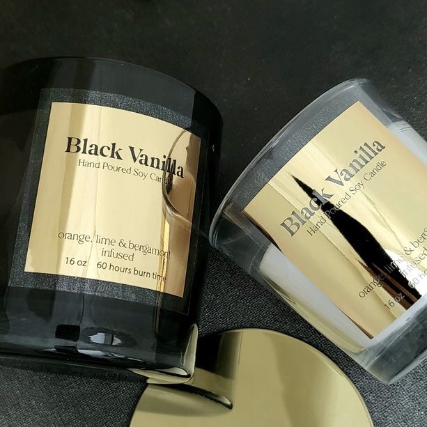 Personalised Candle Label - パーソナライズされた光沢のあるゴールドとシルバーのステッカー,小さなビジネスのロゴ,名前,シックなキャンドルボックス,包装ラベル,結婚式の装飾,接着剤に適しています