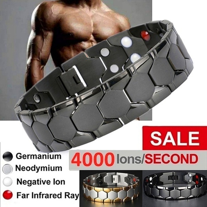 Coordinates Bracelet - チャームブレスレット健康エネルギーバングル関節炎ツイスト磁気絶妙なブレスレット男性ギフト電力療法磁石男性ブレスレット