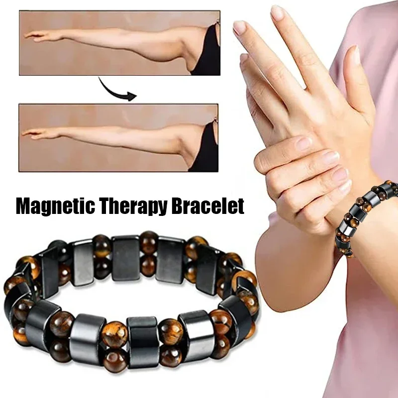 天然石二重層タイガーアイリンパ解毒ブレスレット男性と女性のた - Coordinates Bracelet のレビューと価格