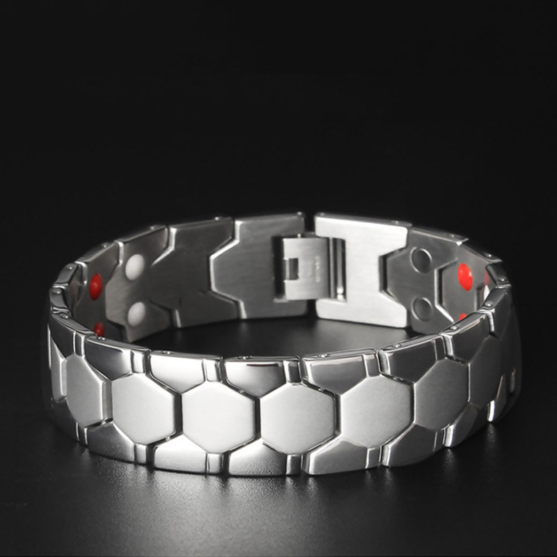 メンズジュエリー抗疲労治癒ヘマタイトビーズストレッチ磁気ブレ - Coordinates Bracelet のレビューと価格