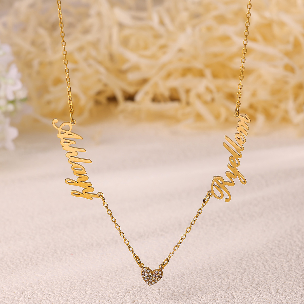 カスタム 2 名前ネックレス女性のためのクリスマス複数の名前 - Name Necklace Custom のレビューと価格