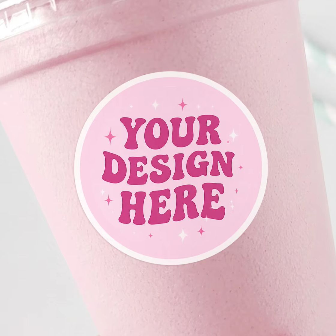 1-130枚入り透明PVCカスタムラウンドステッカー、ホリデ - Personalised Candle Label のレビューと価格