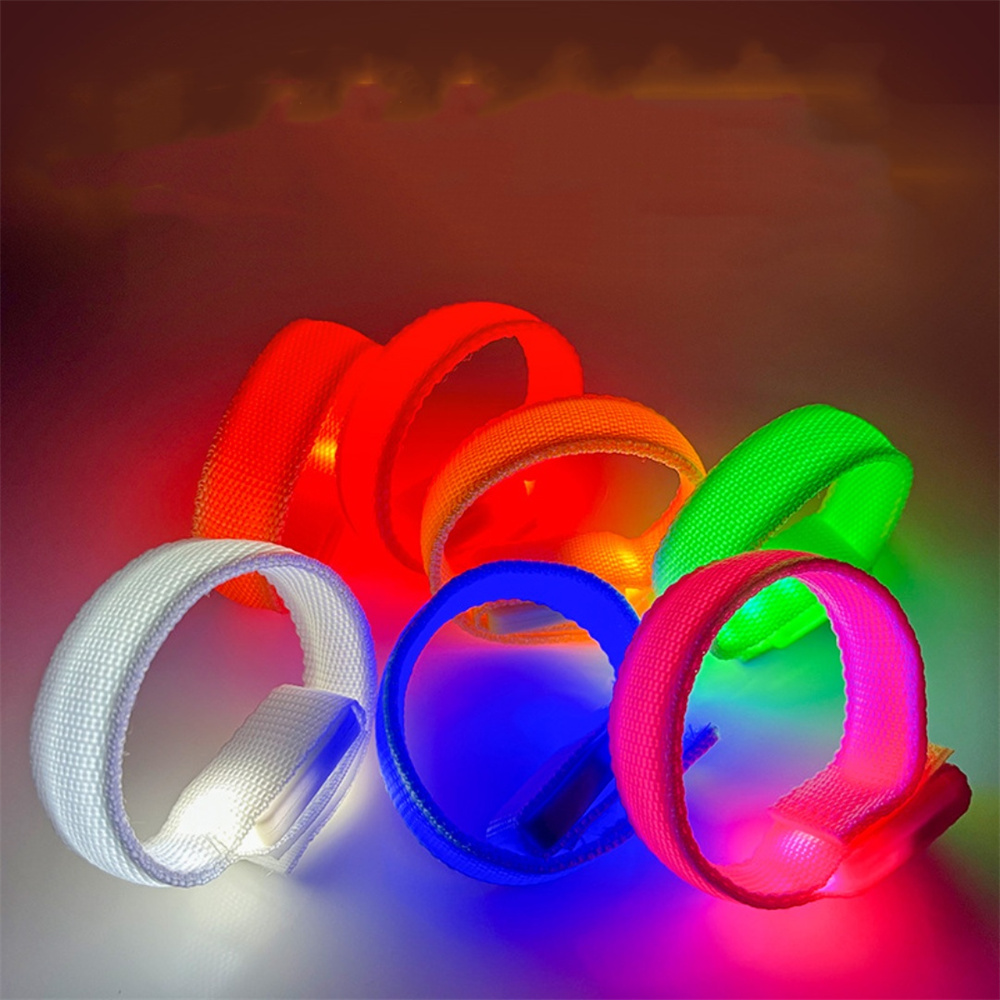 LED反射ナイロンブレスレット,調節可能なアームバンド,発光 - Coordinates Bracelet のレビューと価格