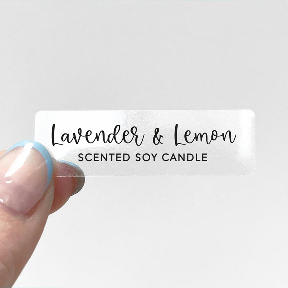 50 個 45 × 15 ミリメートルパーソナライズされたカ - Personalised Candle Label のレビューと価格