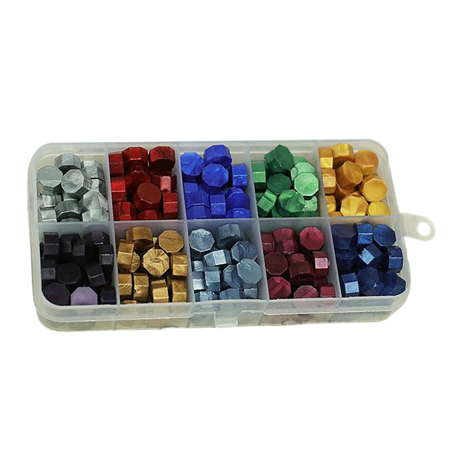 ファイアーペイントワックスシーリングビーズ、ミックスカラーキ - Wax Seal Letter Kit のレビューと価格