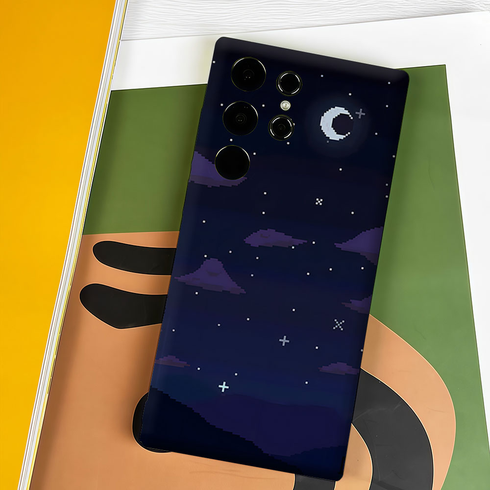ピクセルナイトスカイスマホケース サムスンギャラクシーS26 - Custom Night Sky のレビューと価格