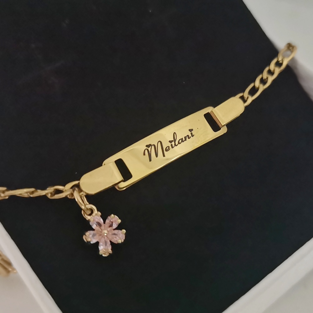 Leechee-子供のための小さなペンダントネックレス,カス - Name Necklace Custom のレビューと価格
