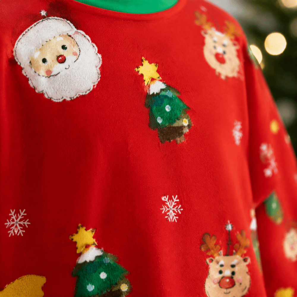 長袖クリスマスパジャマセット プリントクリスマスツリー柄 カ - Family Tree Print のレビューと価格