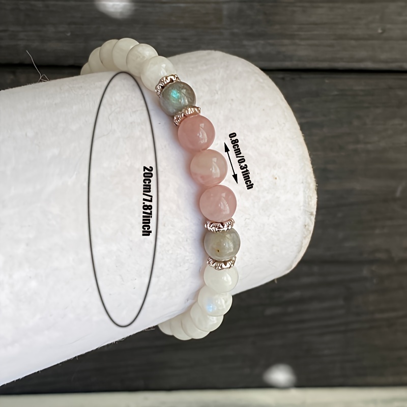 1 個/ムーンストーン、ラブラドライト、ローズクォーツ ブレ - Coordinates Bracelet のレビューと価格